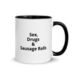 Sex, Drugs & Sausage Rolls Mug